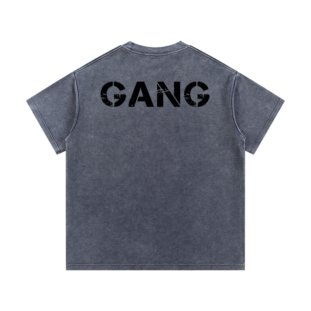 T-shirt Mineral Wash Waffle Knit – Nowrocky™