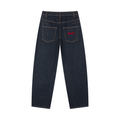 Jeansy Barrel Leg Vintage Wash – Nowrocky™ — jeansy w spraniu vintage, widok z tyłu