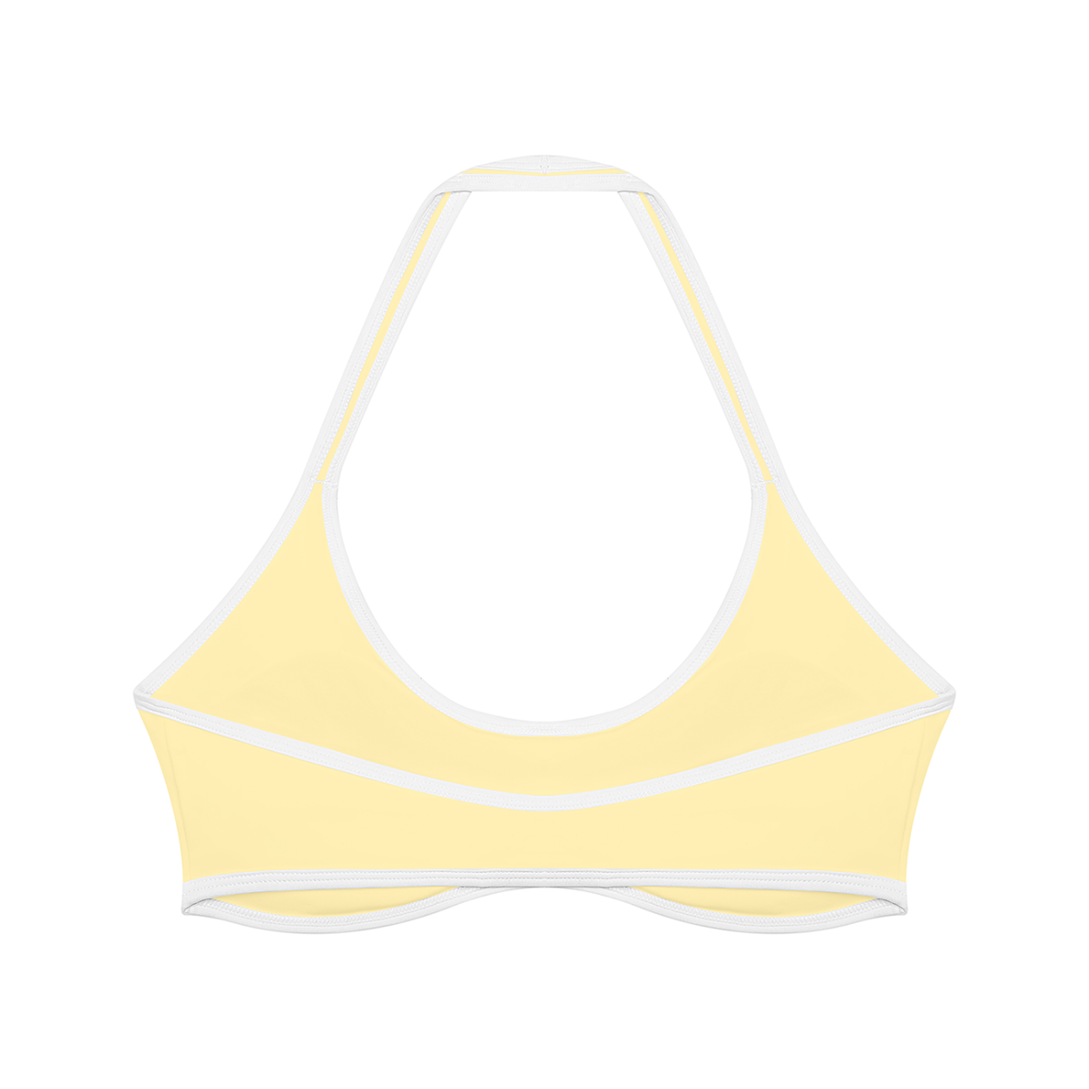 Biustonosz Sportowy Halter Color Block – Nowrocky™ — styk dwóch kolorów na miseczkach