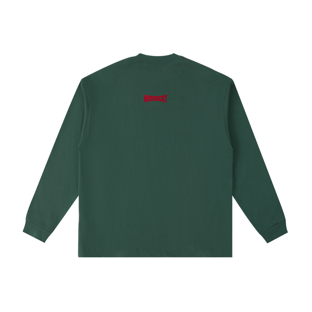 Longsleeve Essential Drop Shoulder – Nowrocky™ — kadr trzy czwarte sylwetki