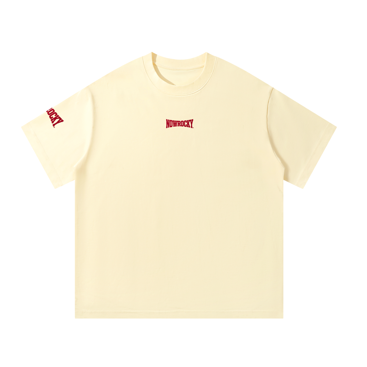 T-shirt Oversized Drop Shoulder – Nowrocky™ — szeroki rękaw i pacha z bliska