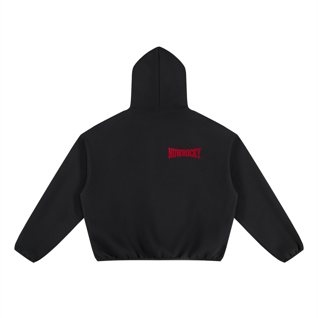 Bluza z Kapturem Boxy Piping Fleece – Nowrocky (streetwear)