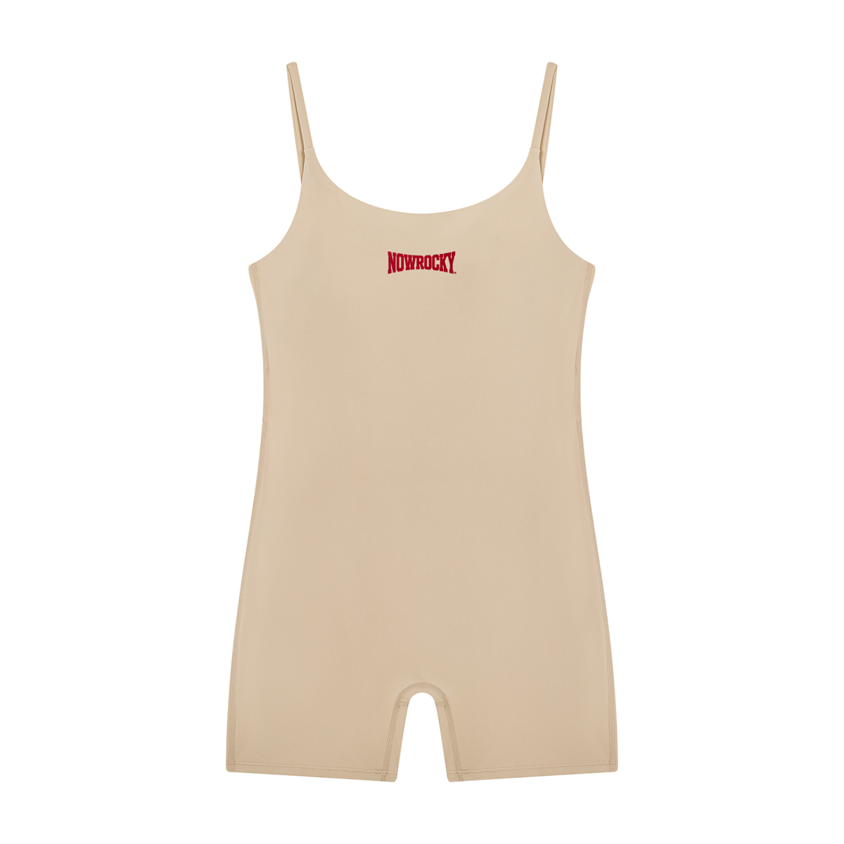 Romper Treningowy U-Neck – Nowrocky™ — romper sportowy z profilu, cała sylwetka