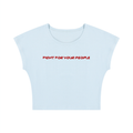 T-shirt Slim Crop – Nowrocky™ — krótki rękaw i linia ramienia