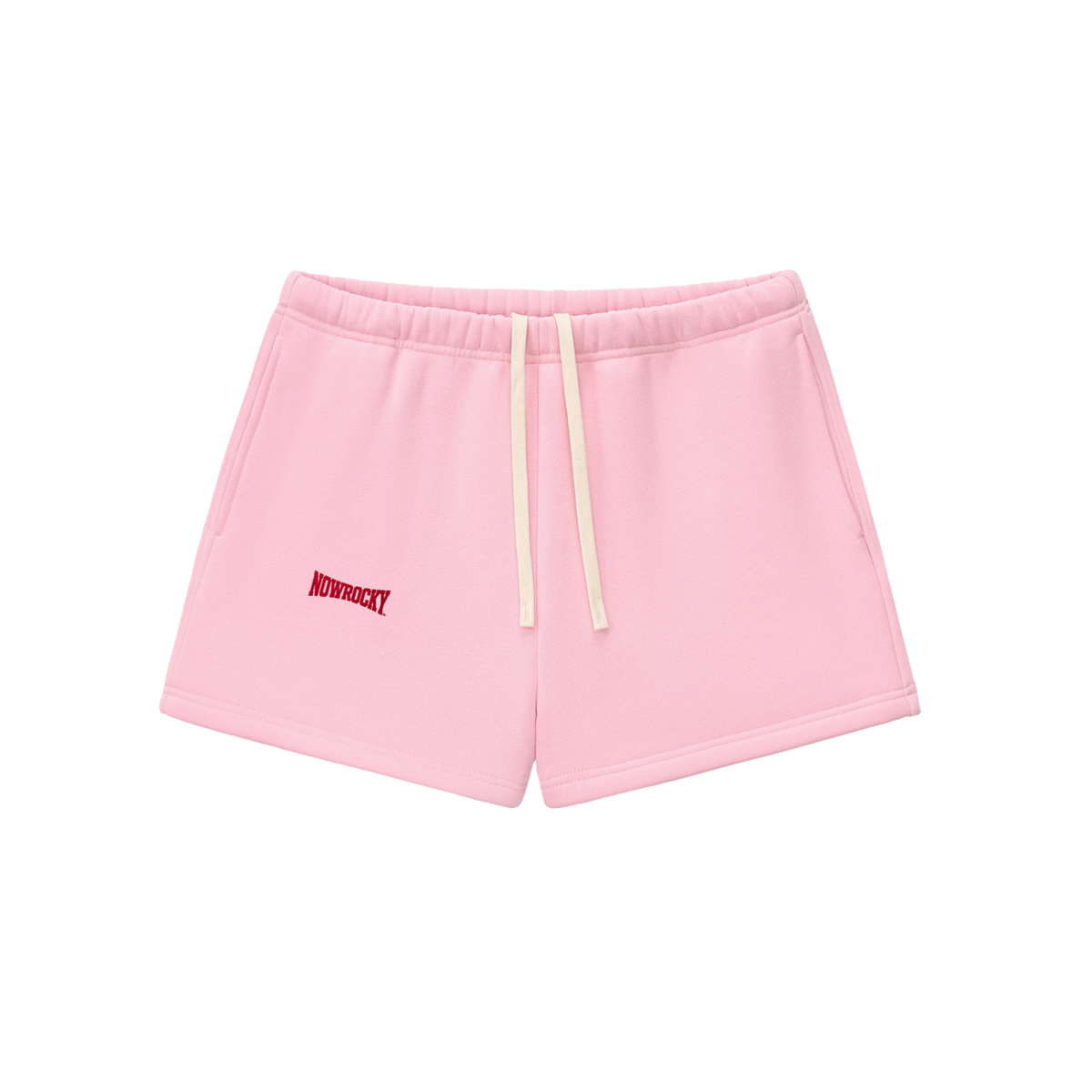 Szorty Dresowe Fleece z Troczkiem w kolorze rozowy – Nowrocky (streetwear)
