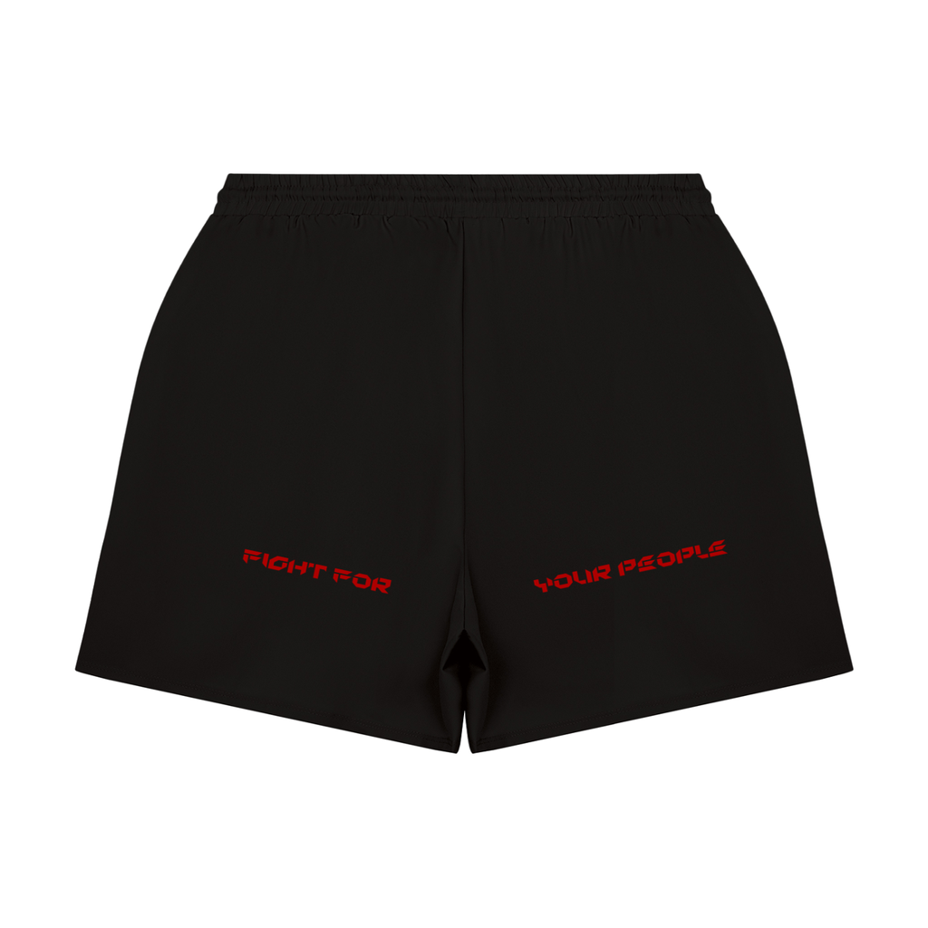 Szorty Treningowe Loose Drawstring – Nowrocky™ — luźne szorty od tyłu na modelce