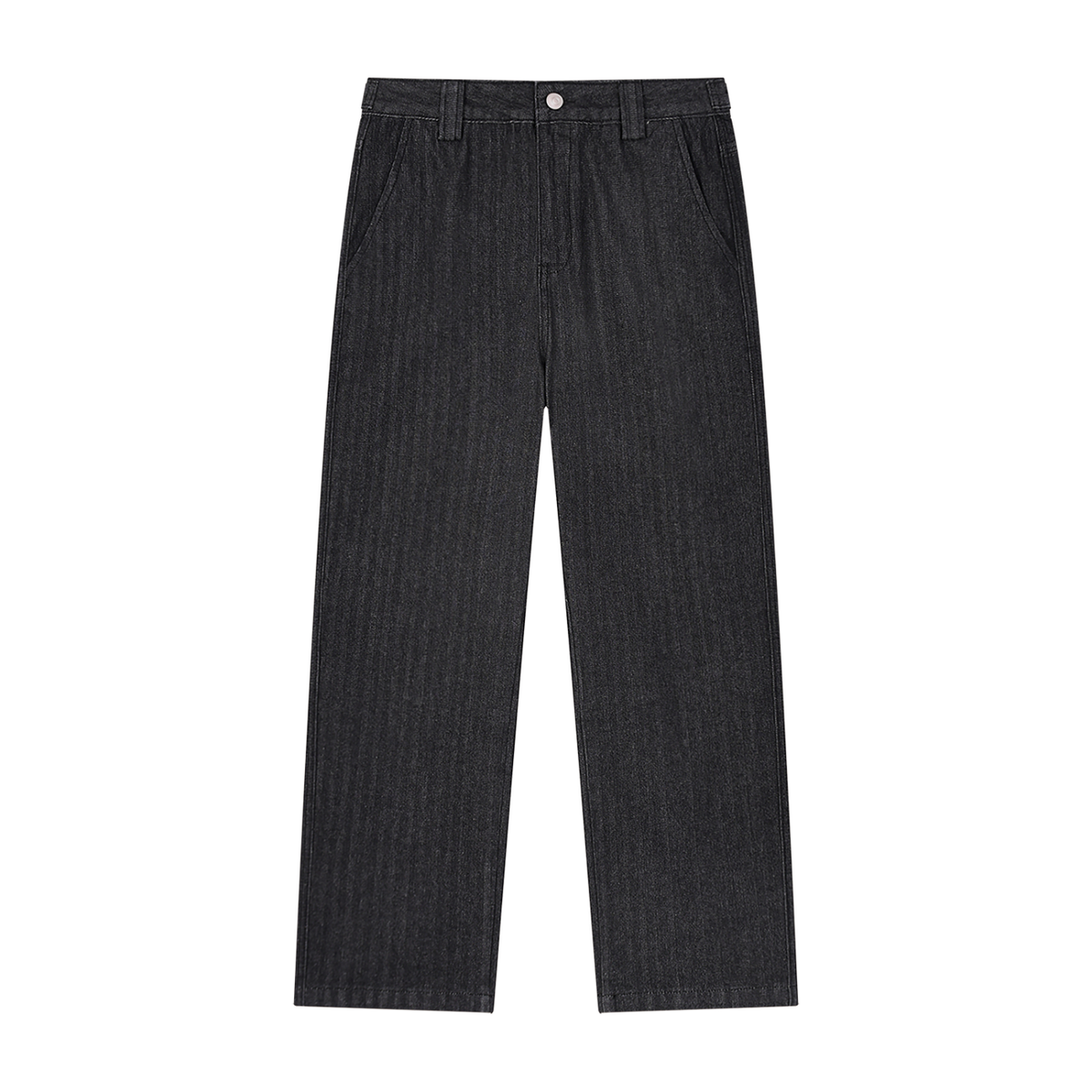 Jeansy Straight Leg – Nowrocky™ — spodnie jeansowe o prostym kroju, ujęcie z przodu