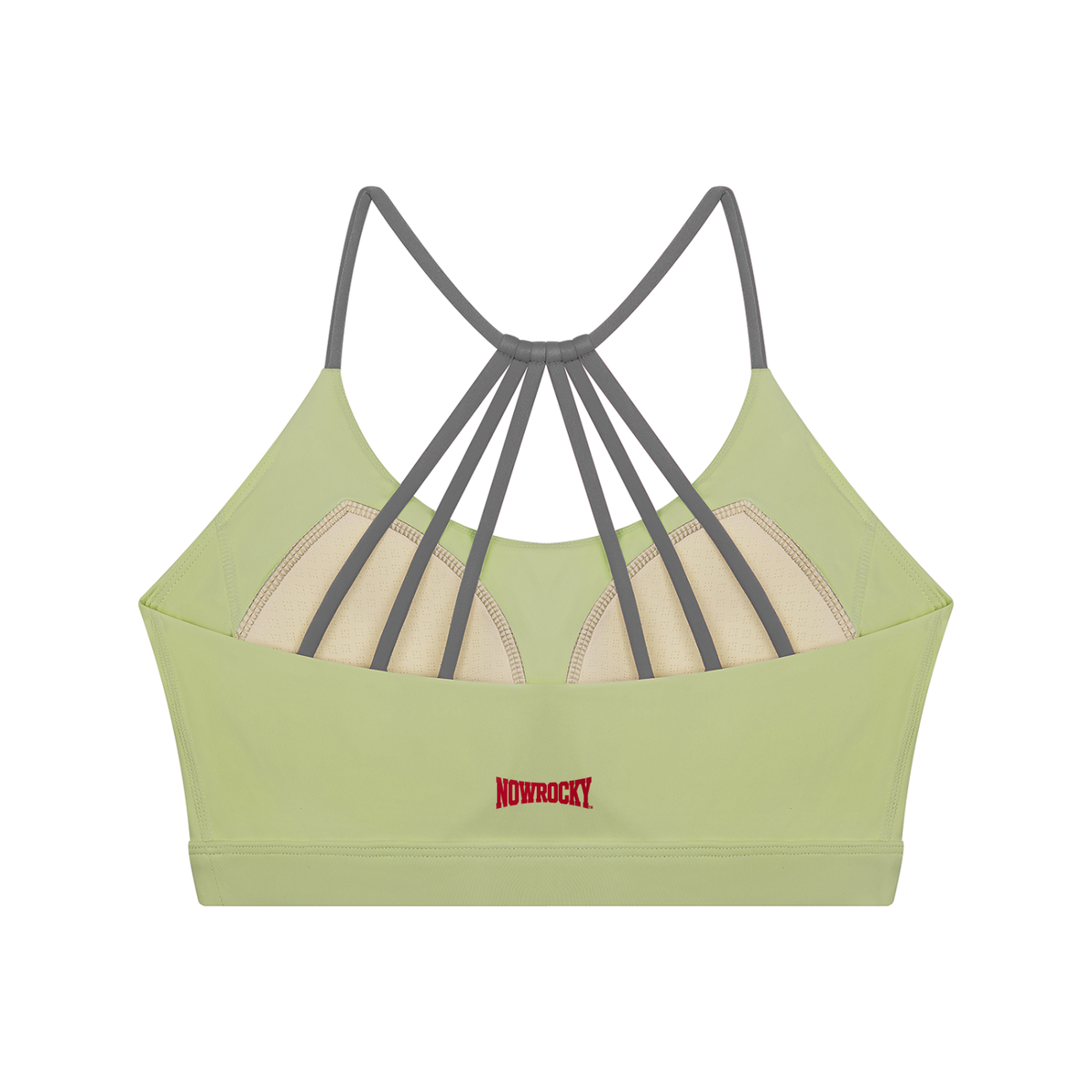 Biustonosz Sportowy Color Block Strappy Back – Nowrocky™ — elastyczna taśma pod biustem