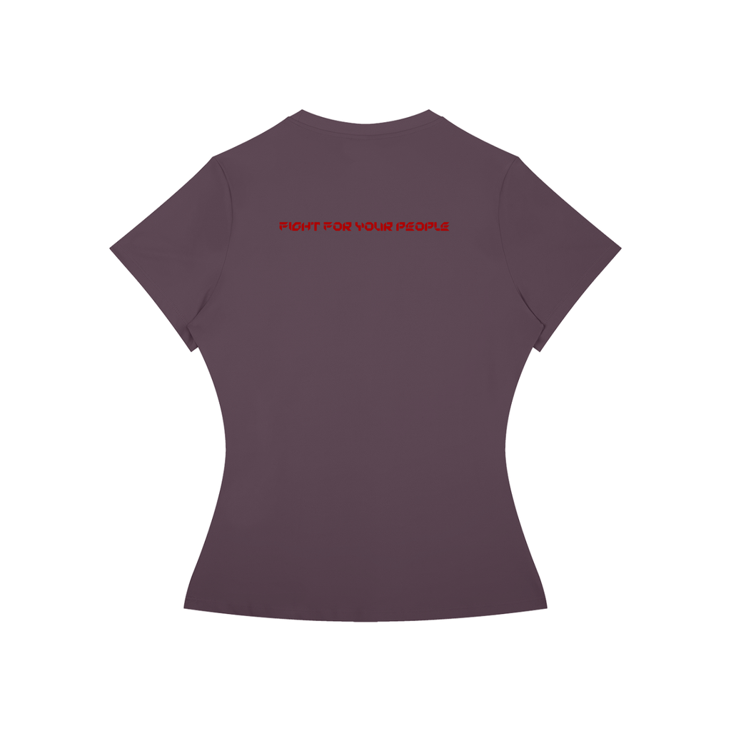 T-shirt Slim Fit Performance – Nowrocky™ — linia talii i dołu produktu