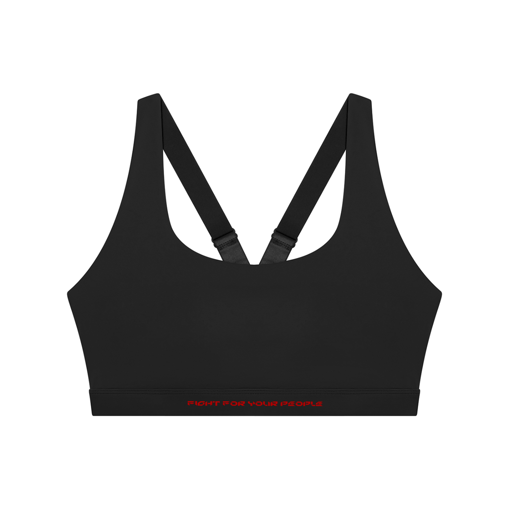 Biustonosz Sportowy Racerback Cut-Out – Nowrocky™ — stanik sportowy z wycięciem, ujęcie z przodu