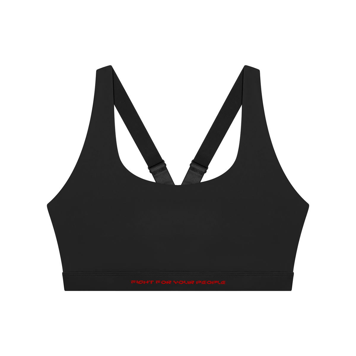 Biustonosz Sportowy Racerback Cut-Out – Nowrocky™ — stanik sportowy z wycięciem, ujęcie z przodu