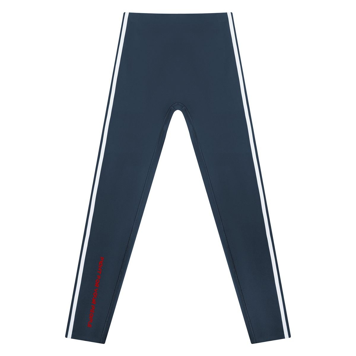 Legginsy High Rise z Lampasem – Nowrocky™ — szeroki pas w talii, kadr makro