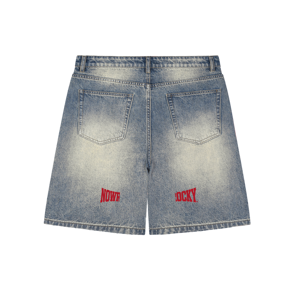 Szorty Baggy Faded Denim – Nowrocky™
