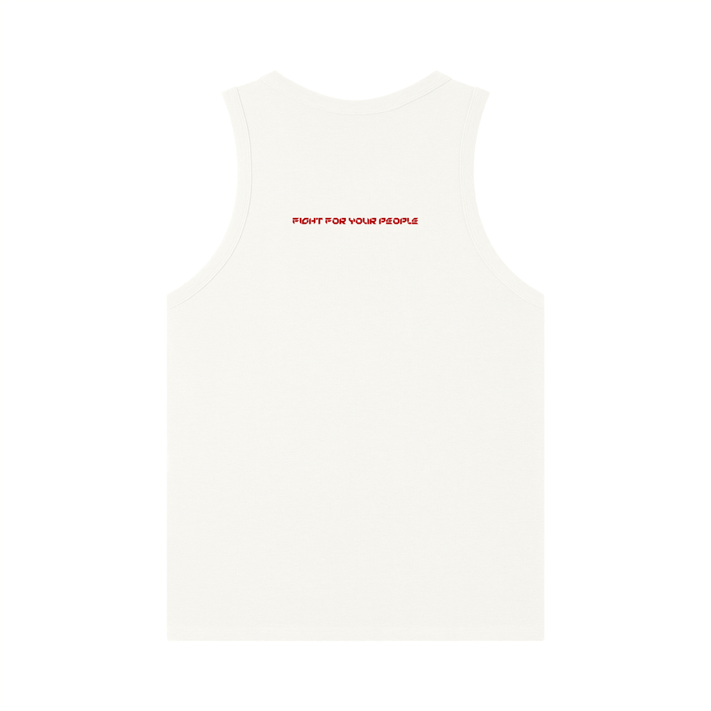 Tank Top Heavyweight Ribbed – Nowrocky™ — prążkowany splot w zbliżeniu