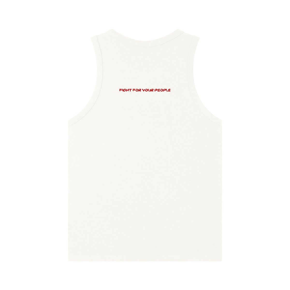 Tank Top Heavyweight Ribbed – Nowrocky™ — prążkowany splot w zbliżeniu