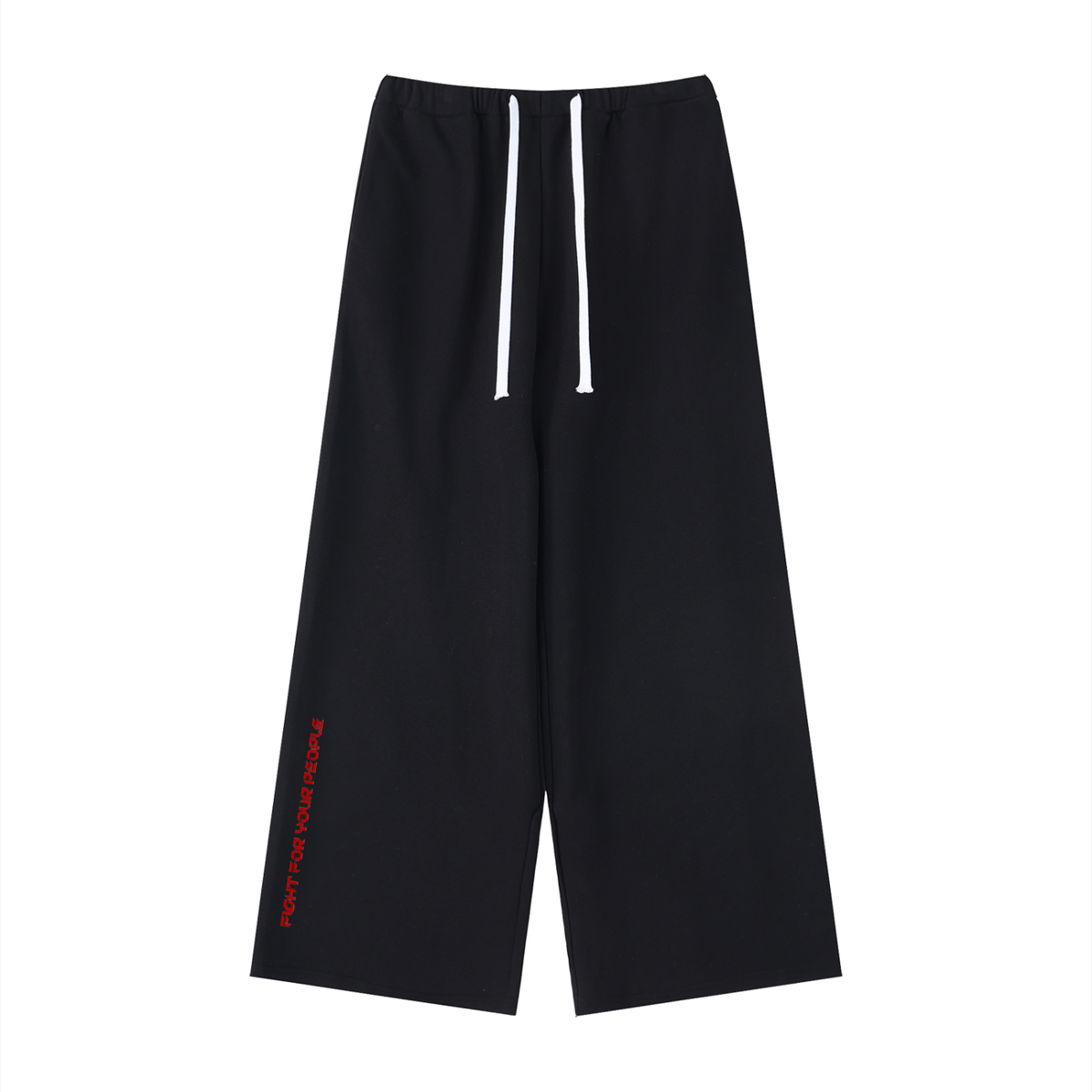 Spodnie Dresowe Wide Leg – Nowrocky™ — spodnie dresowe o szerokiej nogawce, ujęcie z przodu