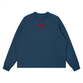 Longsleeve Waffle Boxy Drop Shoulder – Nowrocky™ — zbliżenie na waflowy splot dzianiny