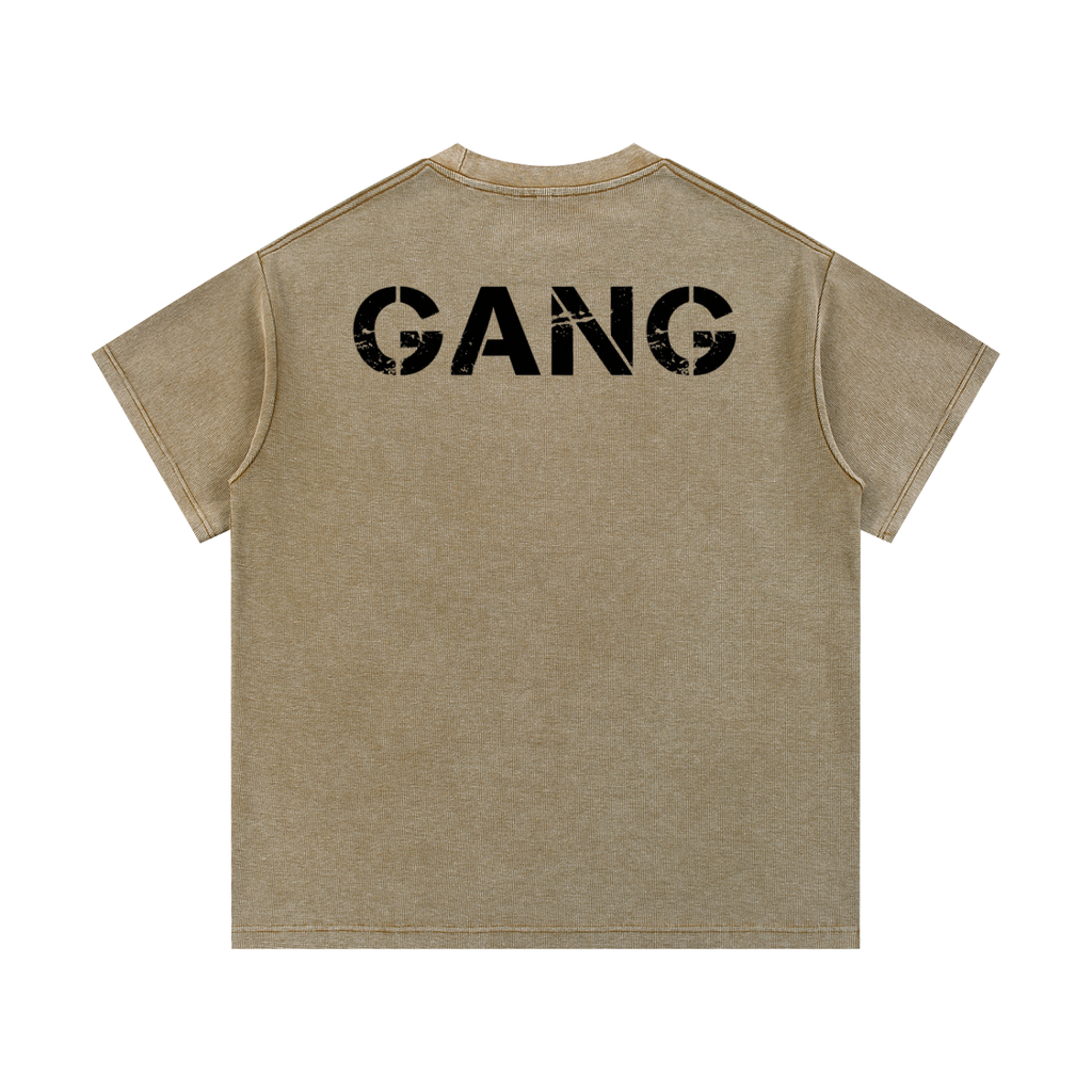 T-shirt Mineral Wash Waffle Knit – Nowrocky™