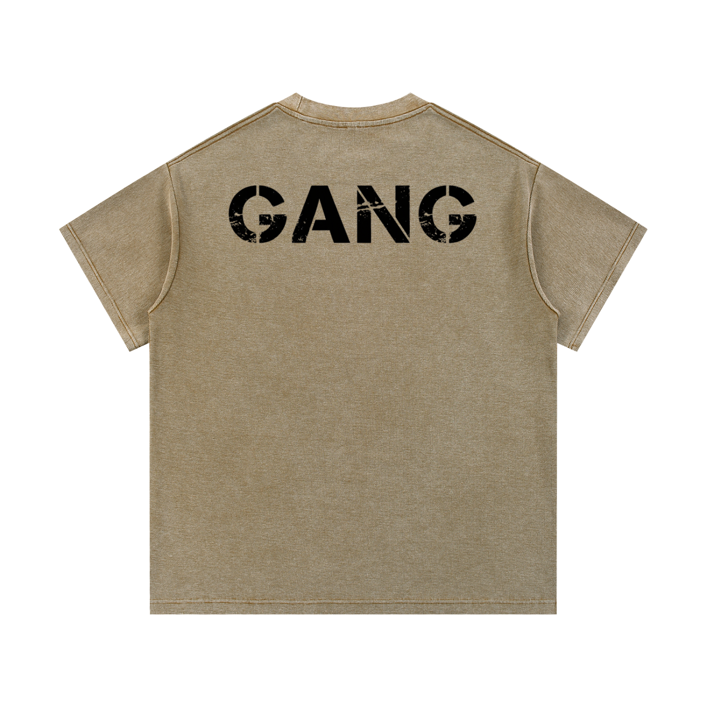 T-shirt Mineral Wash Waffle Knit – Nowrocky™