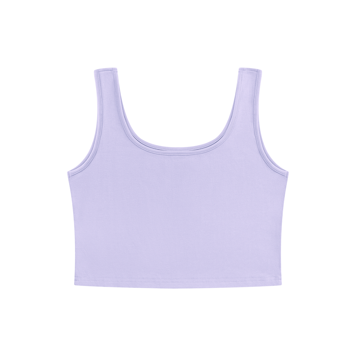 Tank Top Crop Bodycon – Nowrocky™ — dopasowany top na ramiączkach na modelce