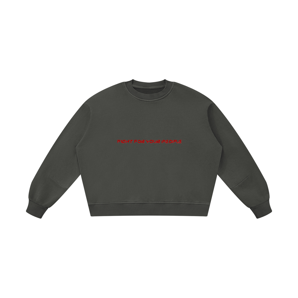 Bluza Boxy Vintage Wash w kolorze ciemnoszary – Nowrocky (streetwear)