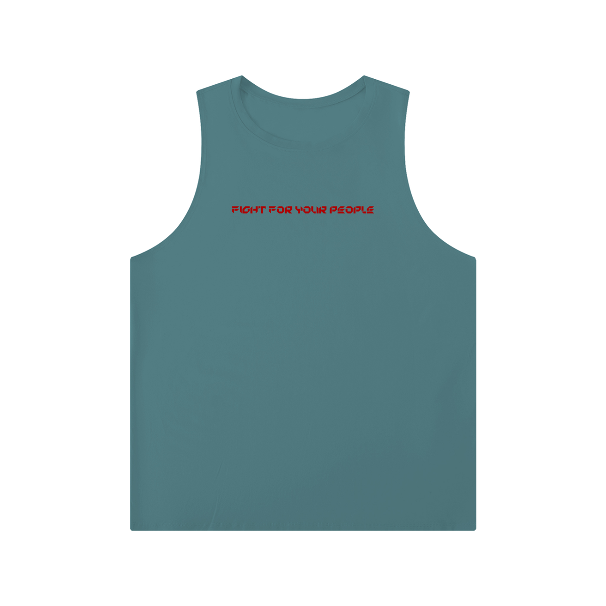Tank Top Crewneck Loose – Nowrocky™ — układ na płasko, całe ujęcie