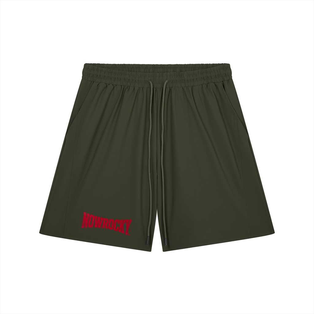 Szorty Drawstring Loose – Nowrocky™ — faktura dresowej dzianiny