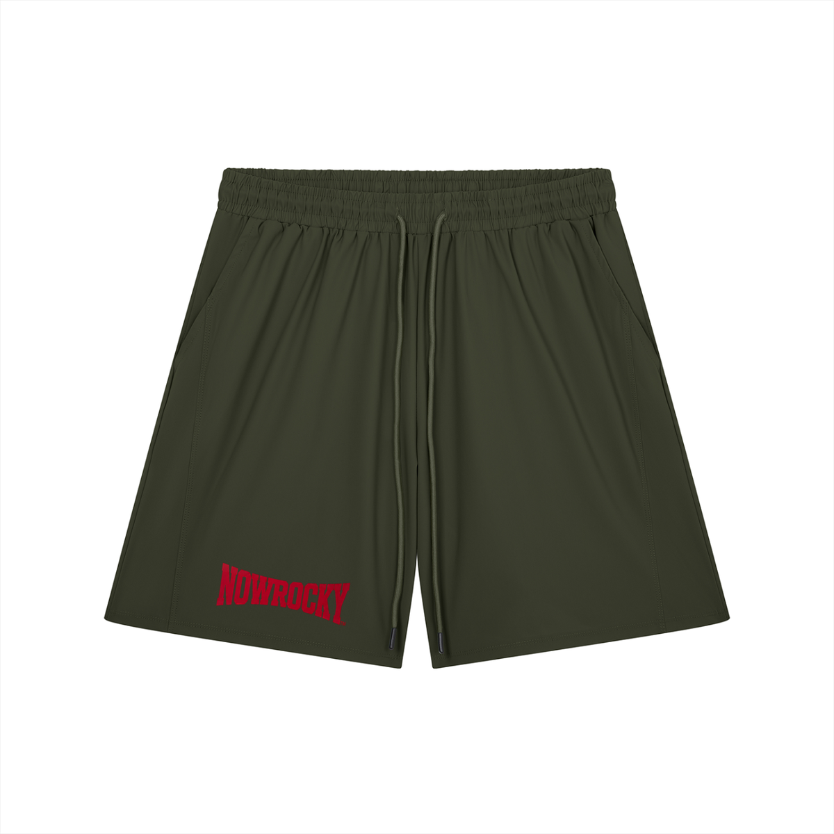 Szorty Drawstring Loose – Nowrocky™ — faktura dresowej dzianiny