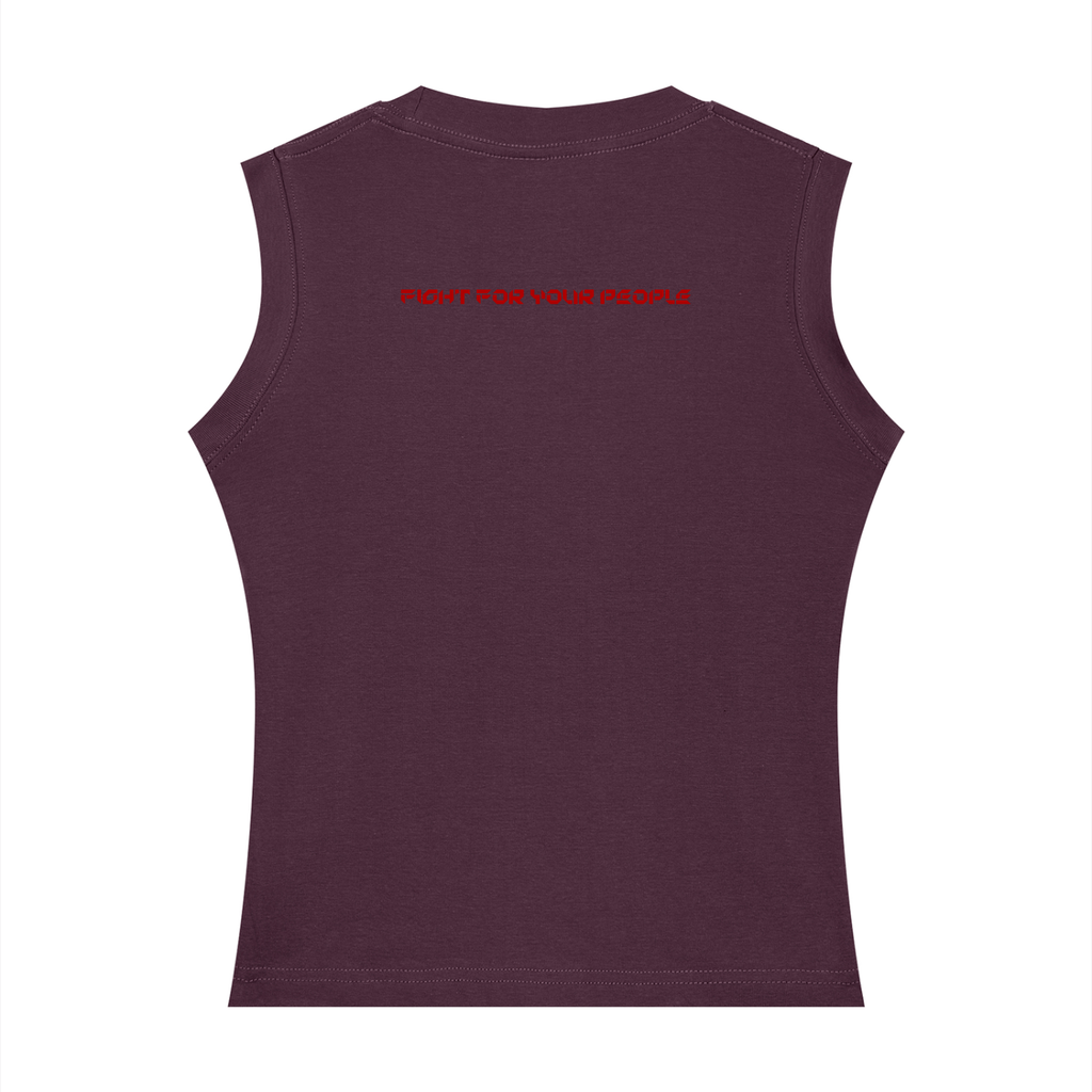 Tank Top Crewneck Regular Fit – Nowrocky™ — zbliżenie na nadruk na piersi