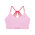 Biustonosz Sportowy Color Block Strappy Back – Nowrocky™ — stanik na modelce, cała sylwetka