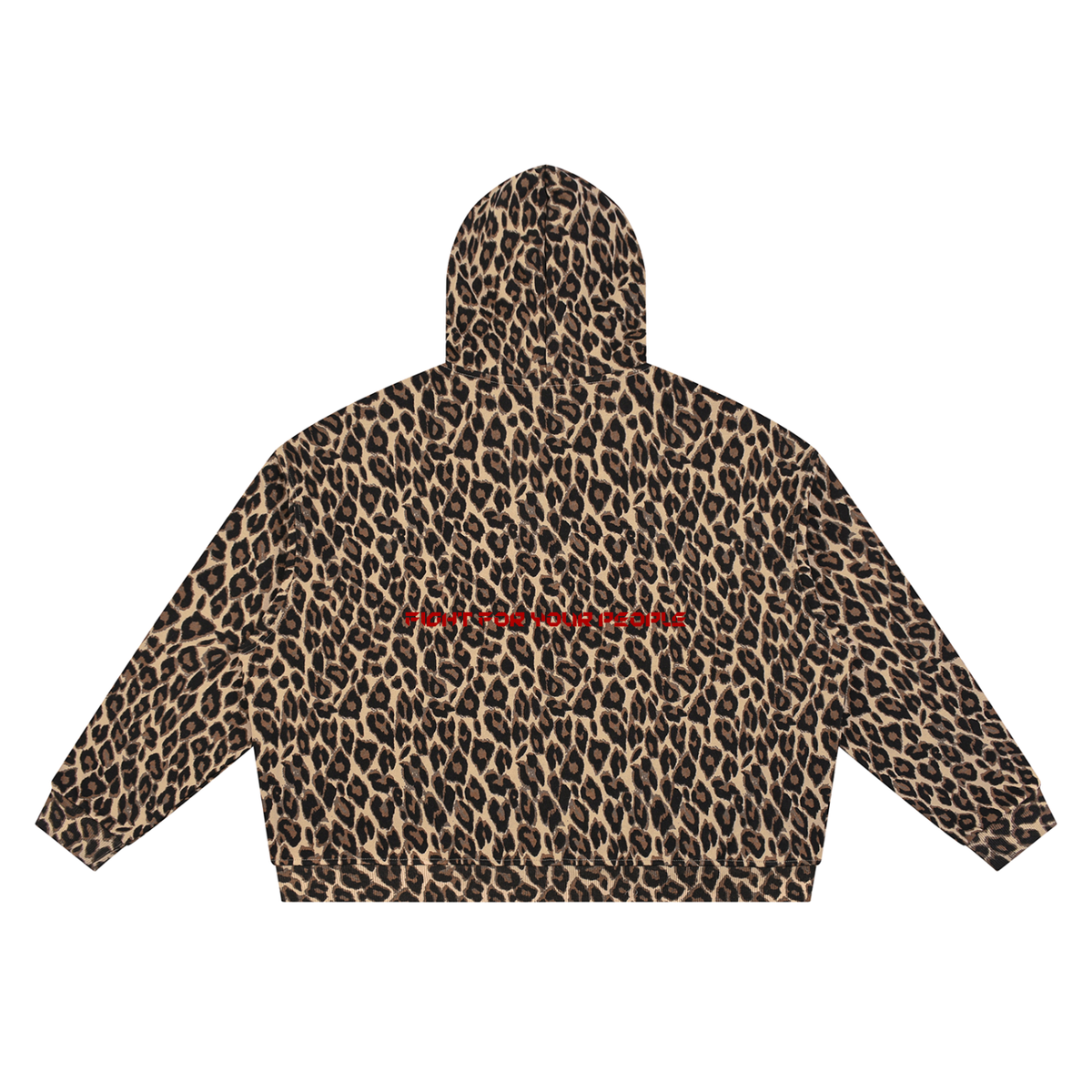 Bluza Leopard Full Zip Contrast Tape – Nowrocky™ — kołnierz i wykończenie przy szyi