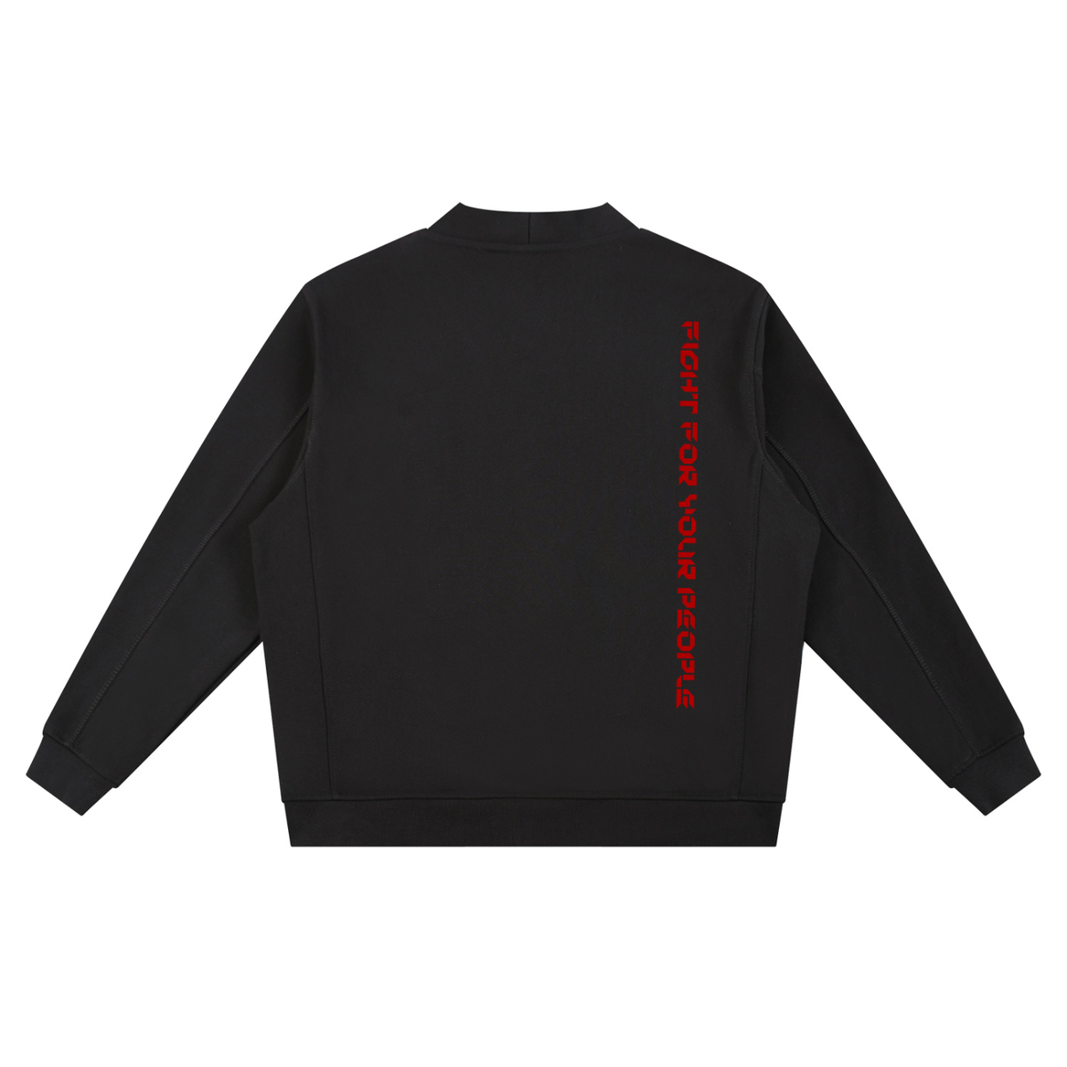 Bluza Kardigan Heavyweight V-Neck – Nowrocky™ — bluza kardigan od tyłu, gruby splot dzianiny