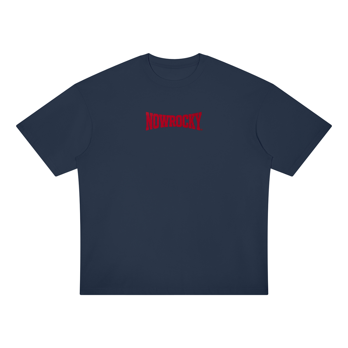 T-shirt Oversized Drop Shoulder – Nowrocky™ — dekolt i ściągacz przy szyi