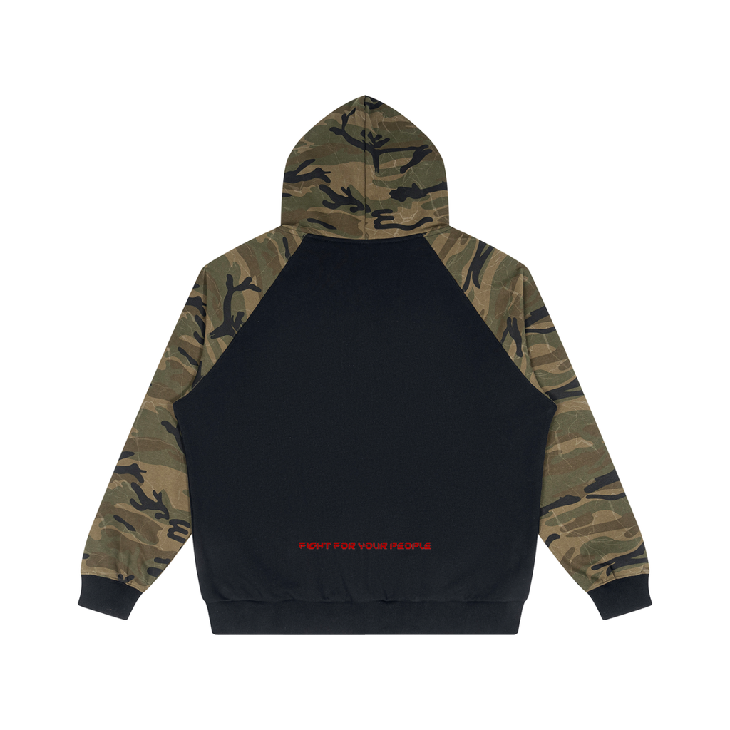 Bluza z Kapturem Camo Raglan Zip – Nowrocky (streetwear)