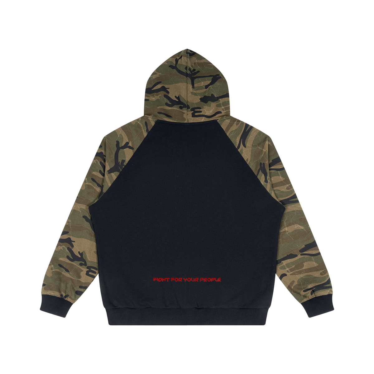 Bluza z Kapturem Camo Raglan Zip – Nowrocky (streetwear)