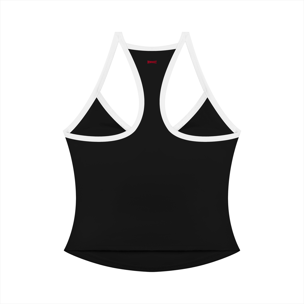 Tank Top Color Block Racerback – Nowrocky™ — bezrękawnik z plecami racerback, widok z tyłu