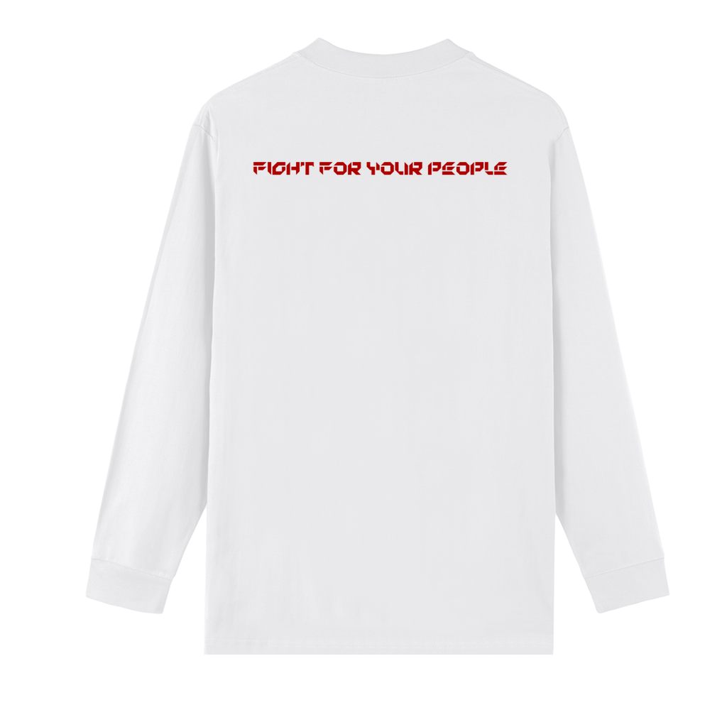 Longsleeve Drop Shoulder Crew Neck – Nowrocky™ — opuszczony szew ramienia w zbliżeniu