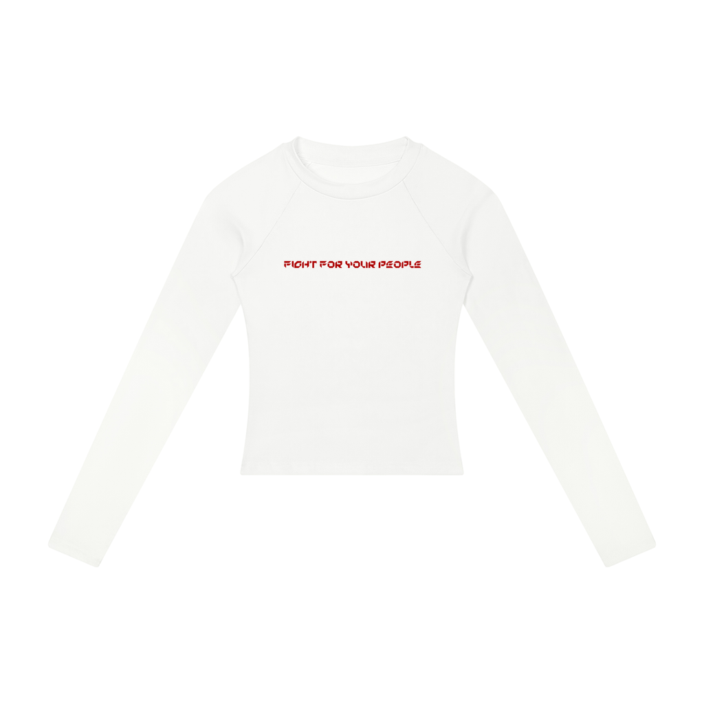 Longsleeve Slim Raglan w kolorze bialy – Nowrocky (streetwear)
