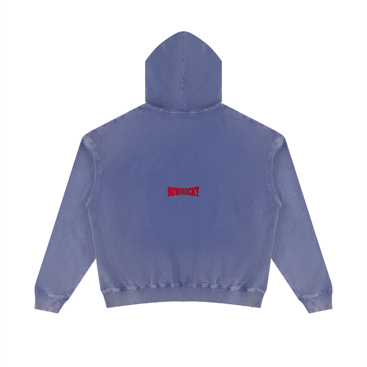 Bluza z Kapturem Distressed Mineral Wash – Nowrocky (streetwear)