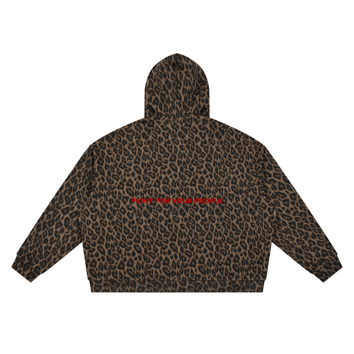 Bluza Leopard Full Zip Contrast Tape – Nowrocky™ — kontrastowa taśma wzdłuż rękawa