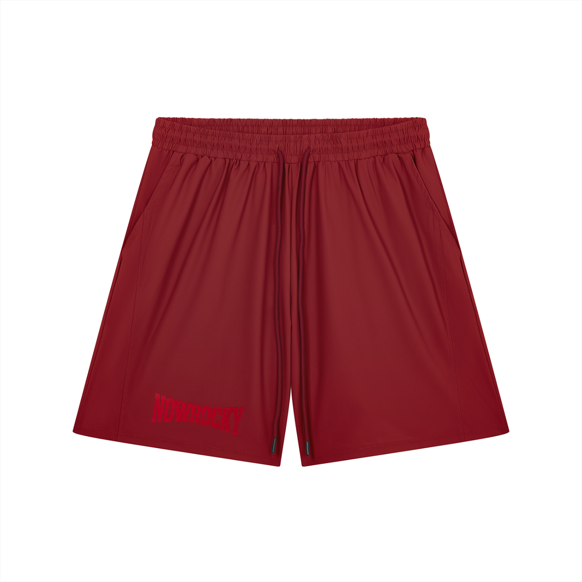 Szorty Drawstring Loose – Nowrocky™ — ujęcie z profilu, luźna nogawka