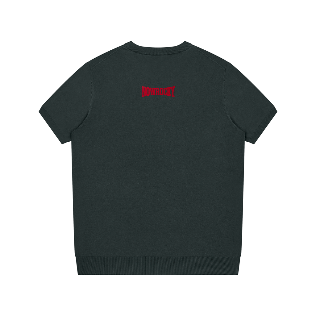 T-shirt Dziany Crewneck – Nowrocky™ — okrągły dekolt i ściągacz przy szyi