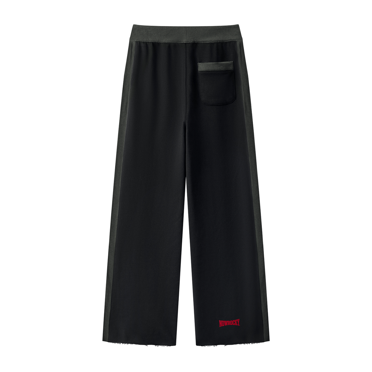 Spodnie Dresowe Color Block Raw Hem – Nowrocky (streetwear)