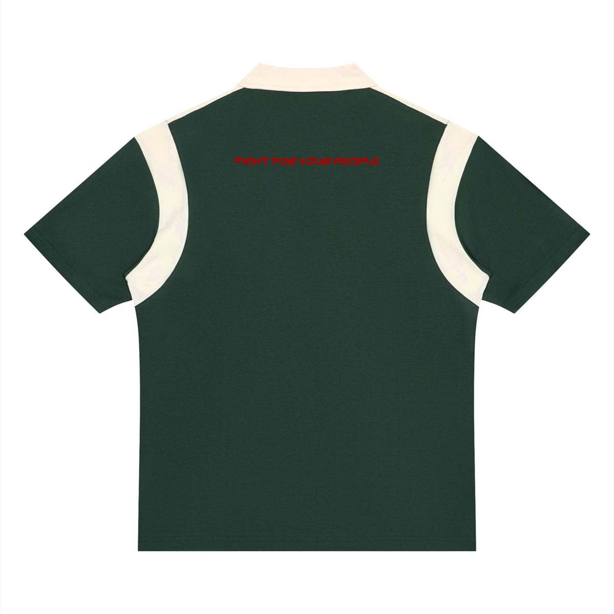 Polo Color Block Quarter Zip – Nowrocky™ — zamek przy kołnierzu, zbliżenie