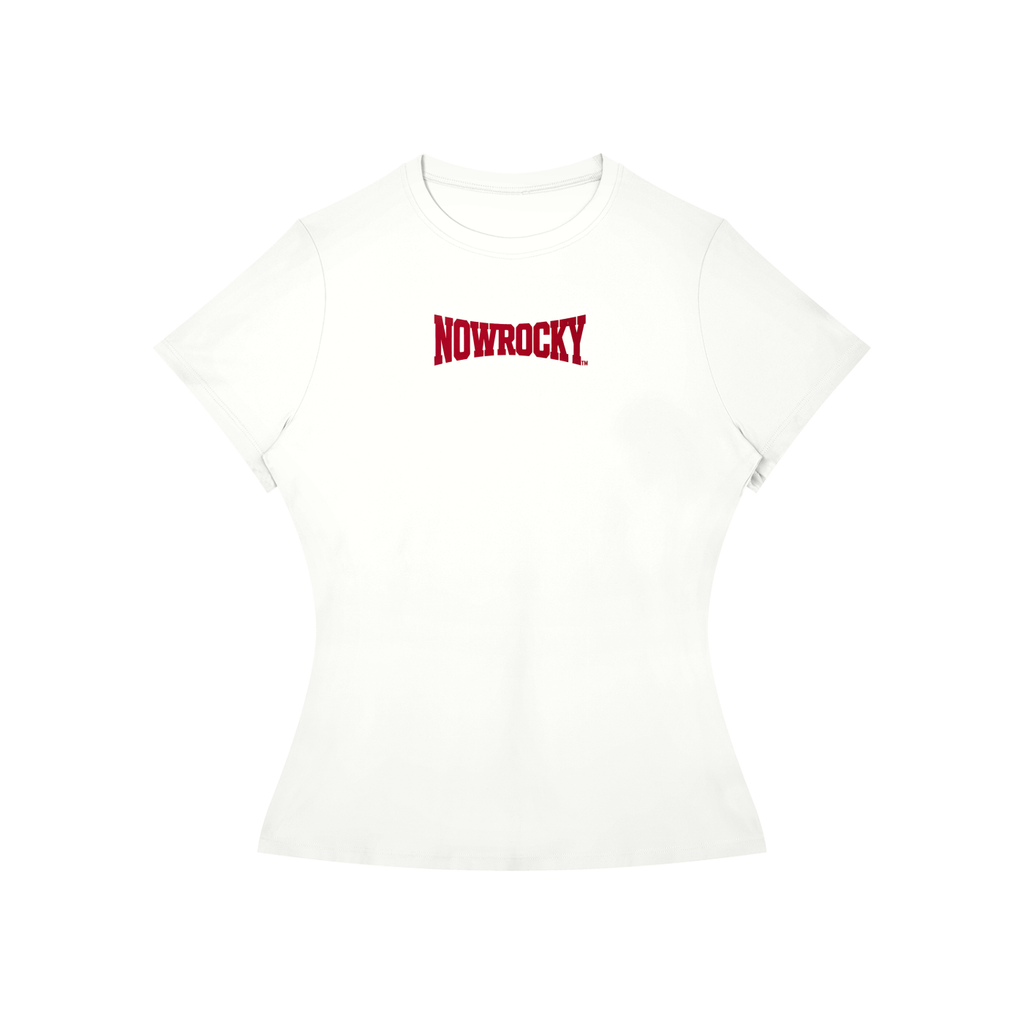 T-shirt Slim Fit Performance – Nowrocky™ — zbliżenie na fakturę dzianiny technicznej