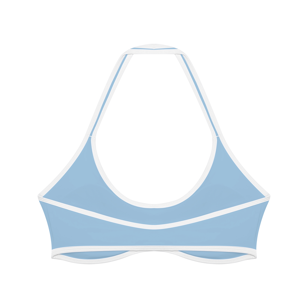 Biustonosz Sportowy Halter Color Block – Nowrocky™ — elastyczna taśma pod biustem