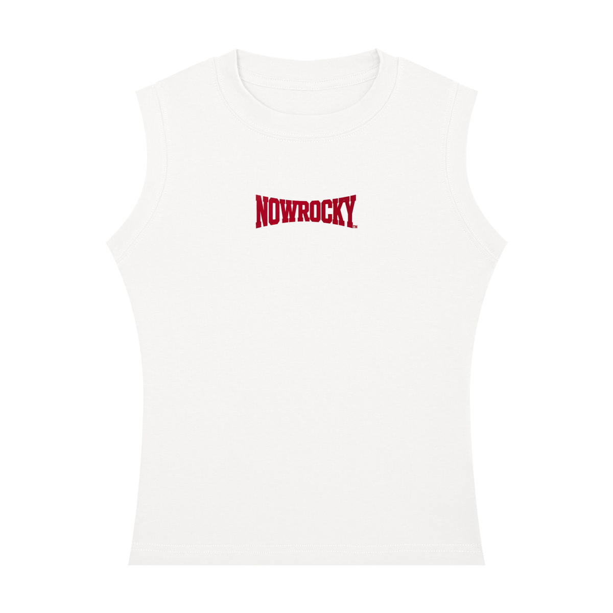 Tank Top Crewneck Regular Fit – Nowrocky™ — tank top w regularnym kroju na modelu
