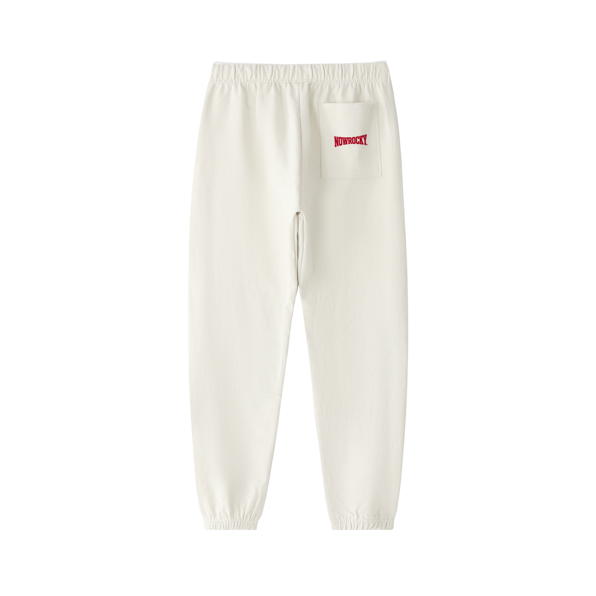 Spodnie Dresowe Heavyweight Cotton – Nowrocky™ — zbliżenie na sznurek w pasie