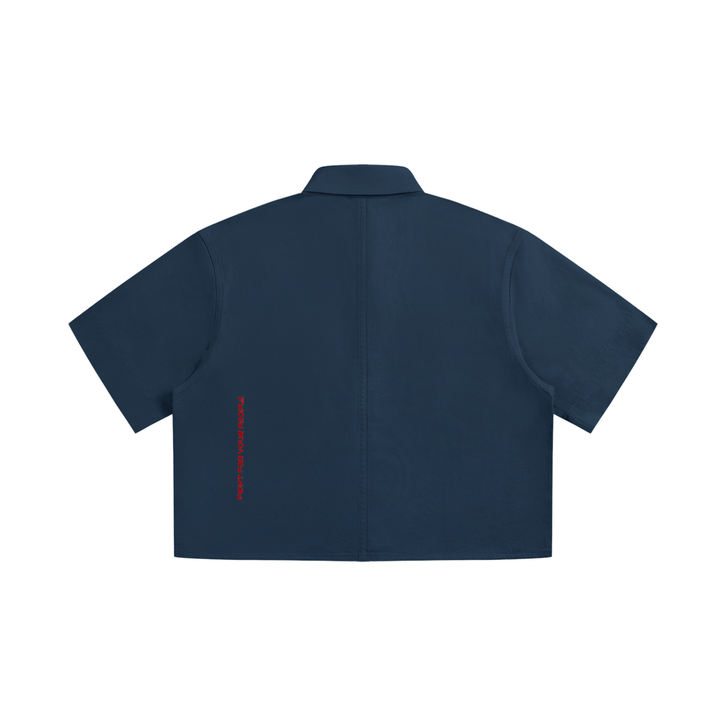 Koszula Crop z Krótkim Rękawem – Nowrocky (streetwear)