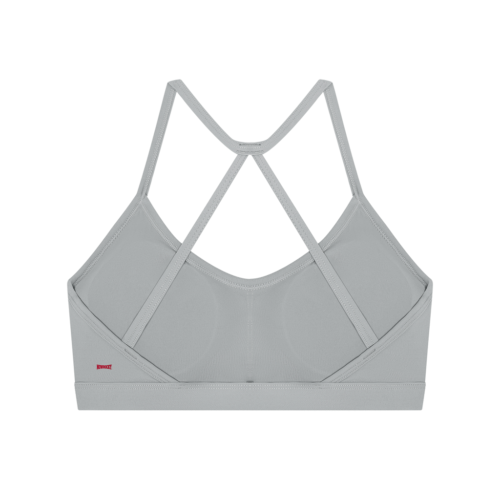 Biustonosz Sportowy Tight Y-Back – Nowrocky™ — układ na płasko na jasnym tle